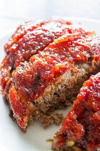 BROWN SUGAR MEATLOAF - my mom's recipe for the best meatloaf you will ever have. Covered with a sweet brown sugar glaze this meatloaf full of flavor. Grab a fork & dig in.