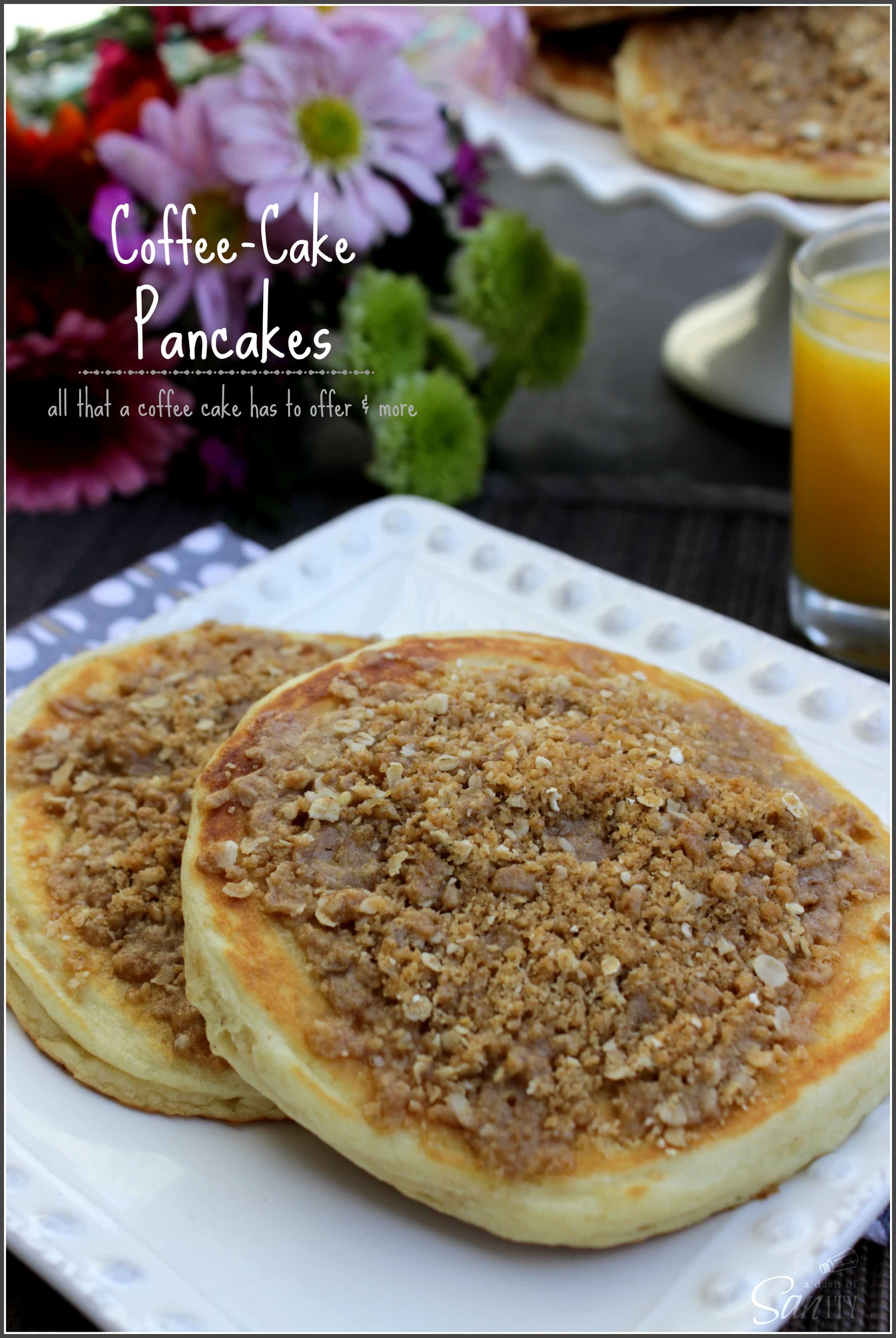 Coffee Cake Pancakes