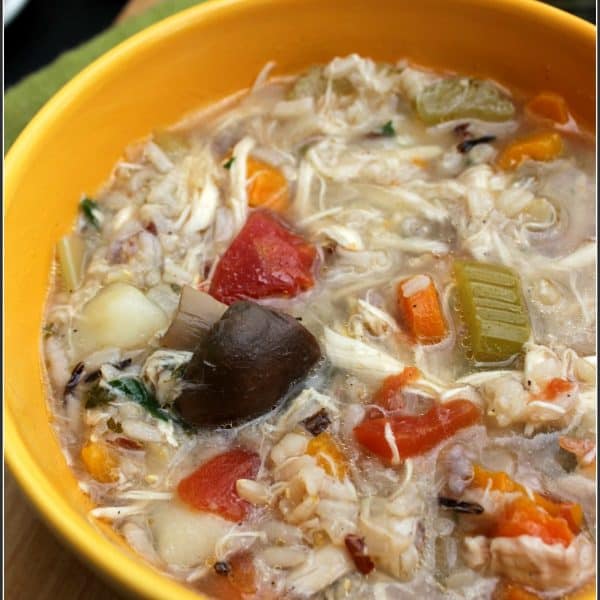 Healthy Wild Rice & Chicken Soup Dash of Sanity