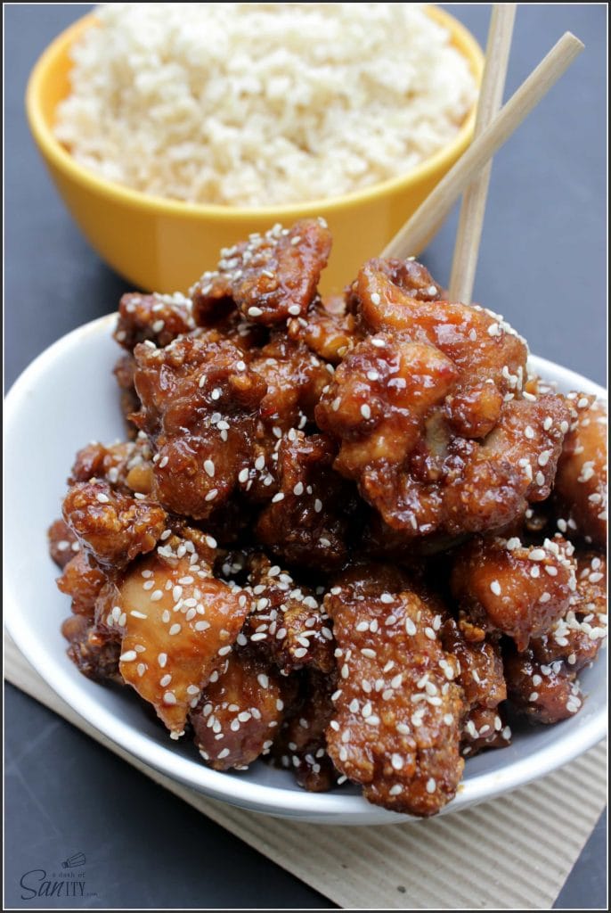 Sesame-Ginger-Chicken-rice-1 - Dash of Sanity