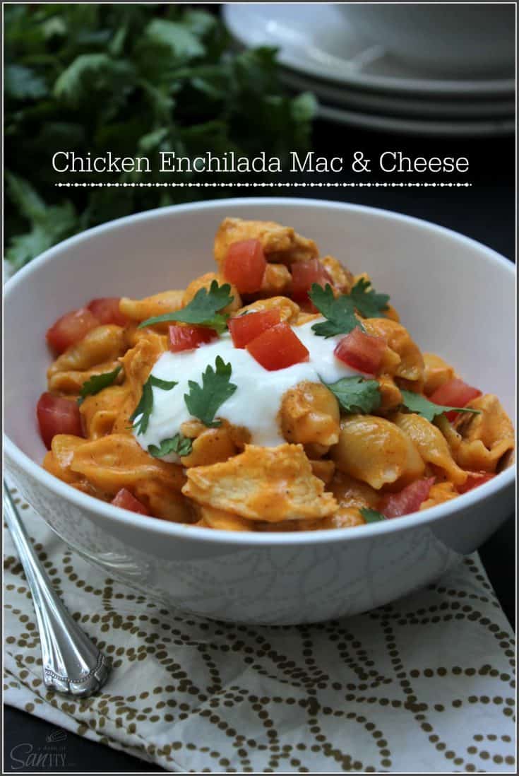 Chicken Enchilada Mac & Cheese