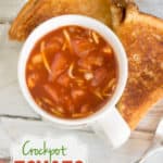 10 - A Moms Take - Chunky Crockpot Tomato Soup