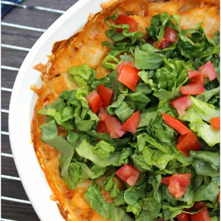 Easy Chicken Enchilada Bake