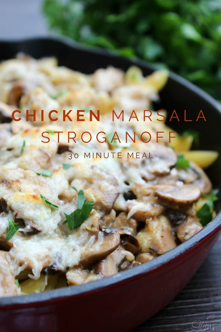 Chicken Marsala Stroganoff