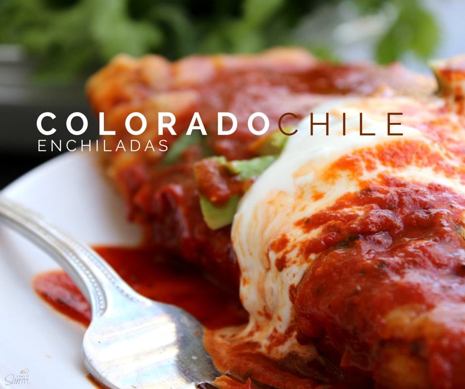 Colorado Chile Enchiladas Facebook Dash of Sanity