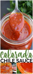 Colorado Chile Sauce pinterest image