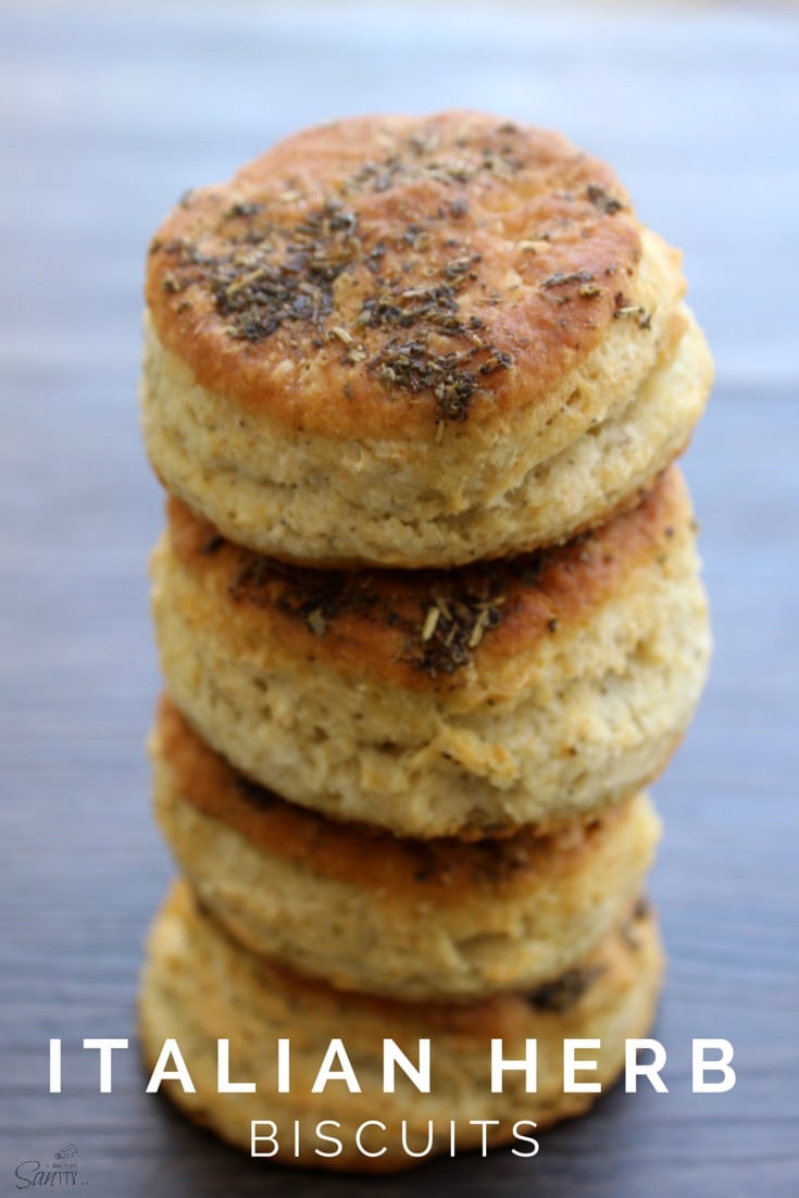 Italian Herb Biscuits are spiced, light, flaky, & buttery biscuits. With Italian seasoning & Parmesan cheese these will the best crouton you will ever have.