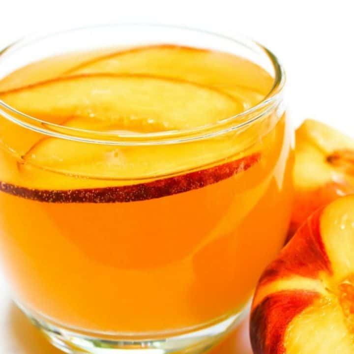 Sparkling Peach Cider Dash of Sanity