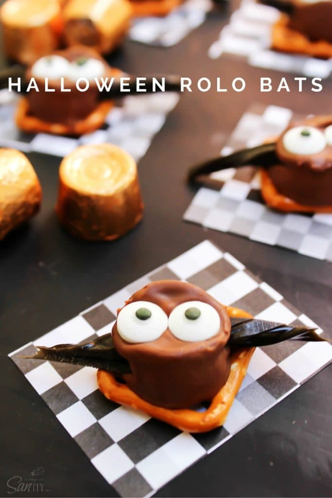 Halloween Rolo Bats.