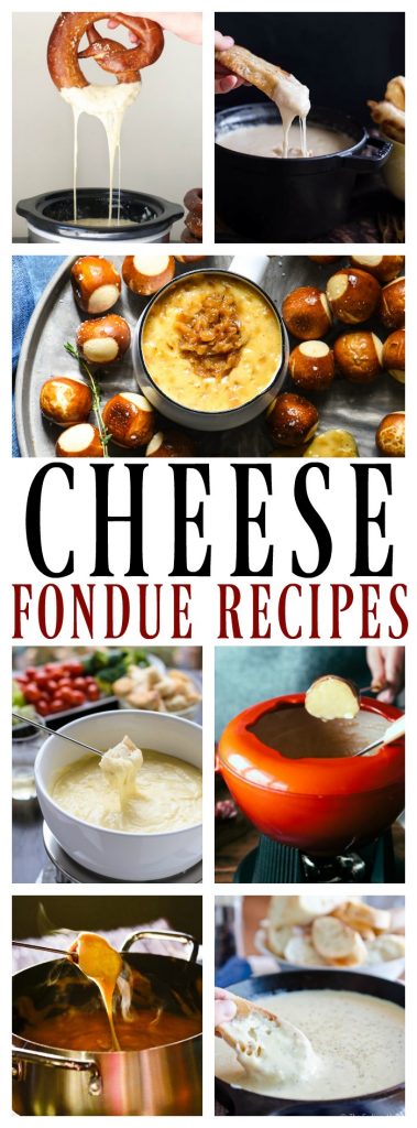 13 Festive Cheese Fondues collage