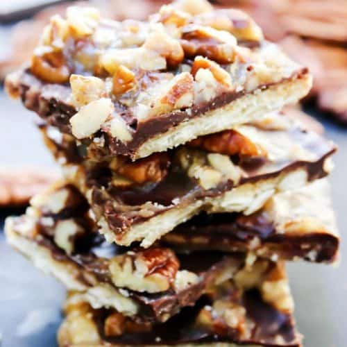 Pecan Pie Toffee Bark Dash of Sanity