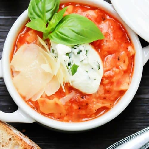 Slow Cooker Lasagna Soup A Dash Of Sanity