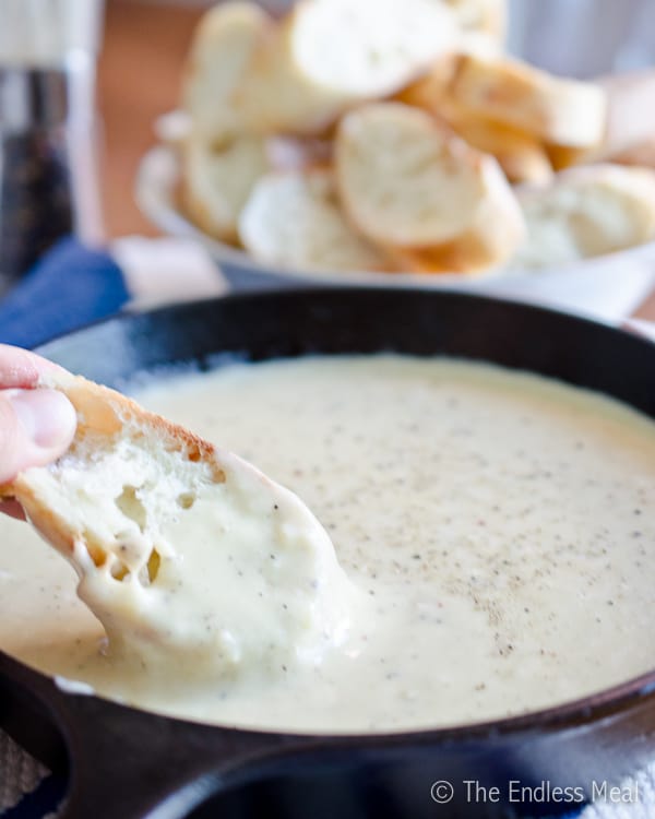 Caramelized Shallot and Gruyere Fondue