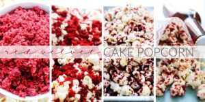 Red Velvet Cake Popcorn