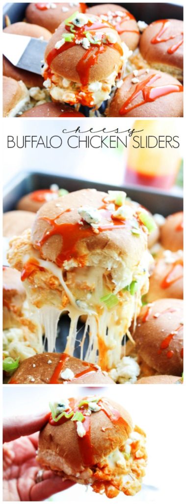 These Cheesy Buffalo Chicken Sliders are a perfect fast and easy to make potluck meal or family dinner, allowing you more time to enjoy the sunshine.