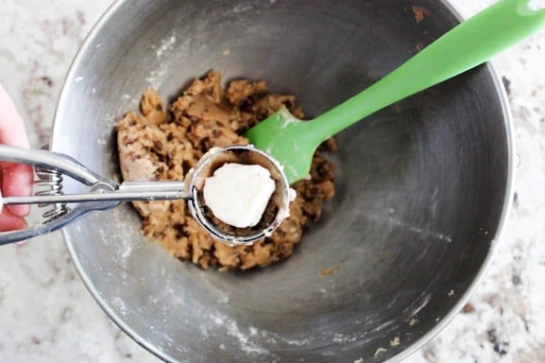 Chocolate Chip Cookie Dough Ice Cream Bites Dash of Sanity