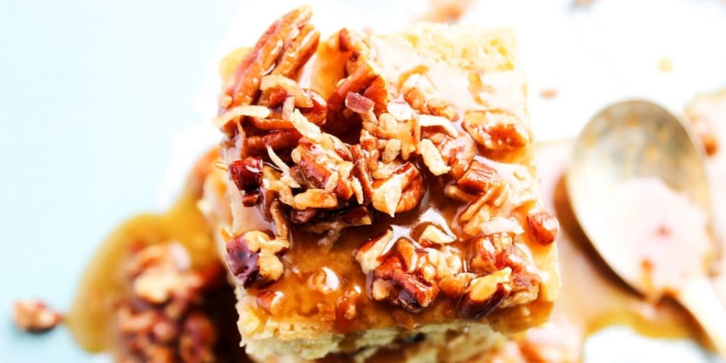 Toasted Coconut Pecan Caramel Sauce & Girl Scouts® Caramel & Coconut