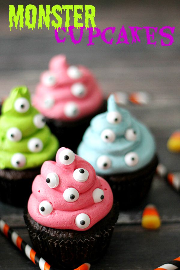 monster cupcakes.