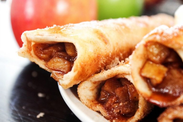 Caramel Apple Pie Taquitos Dash of Sanity
