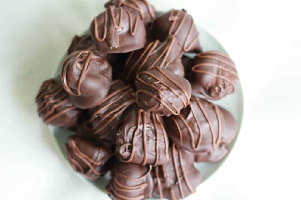 Chocolate Covered Pecan Butter Truffles 