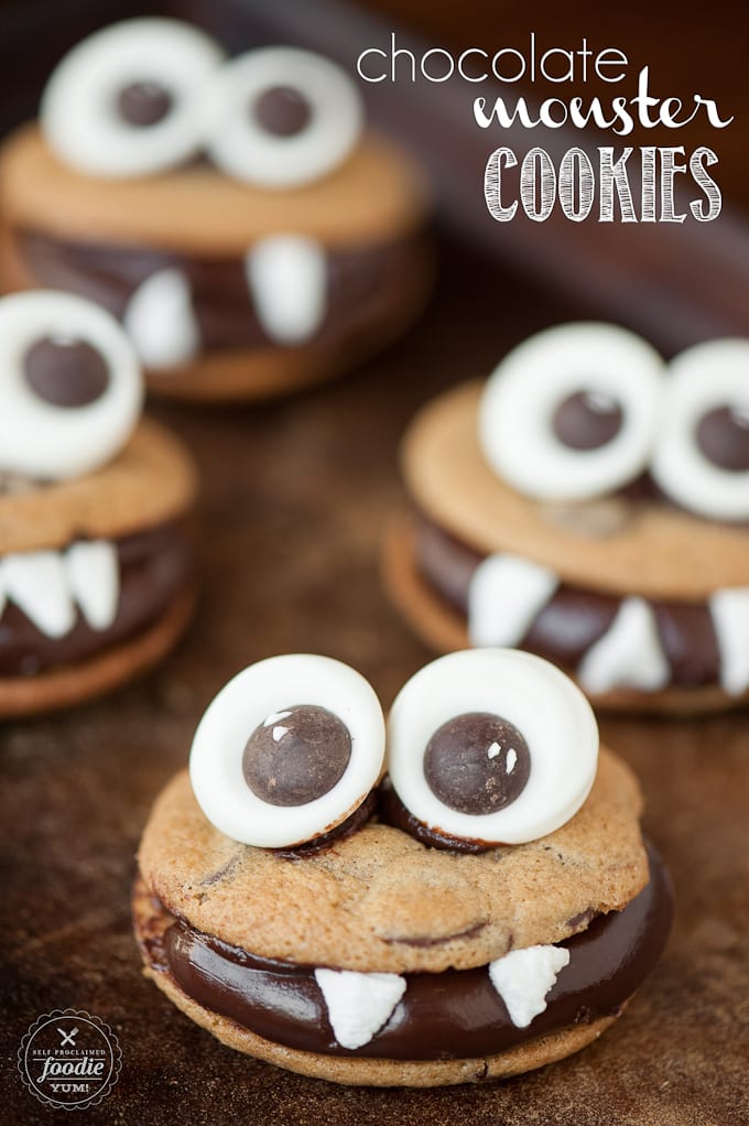 chocolate monster cookies.