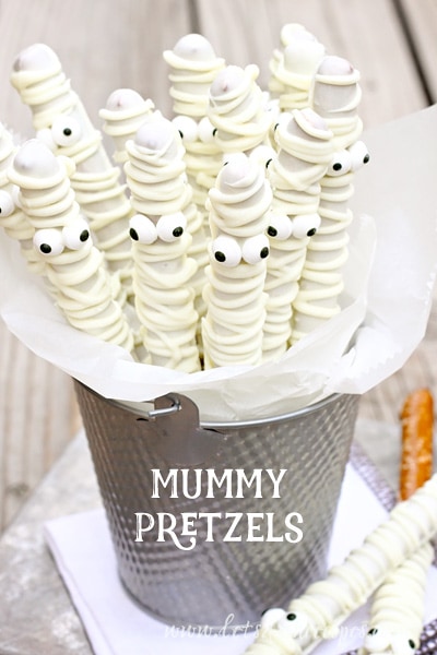 mummy pretzels.