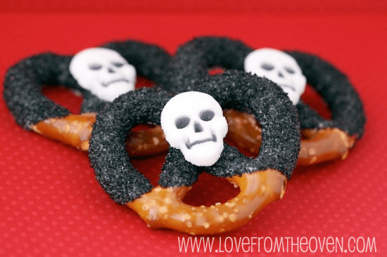 skeleton pretzels.