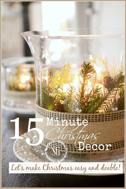 15-MINUTE CHRISTMAS DECOR