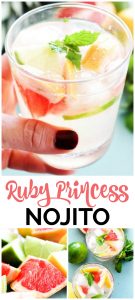 Ruby Princess Nojito {Mocktail}