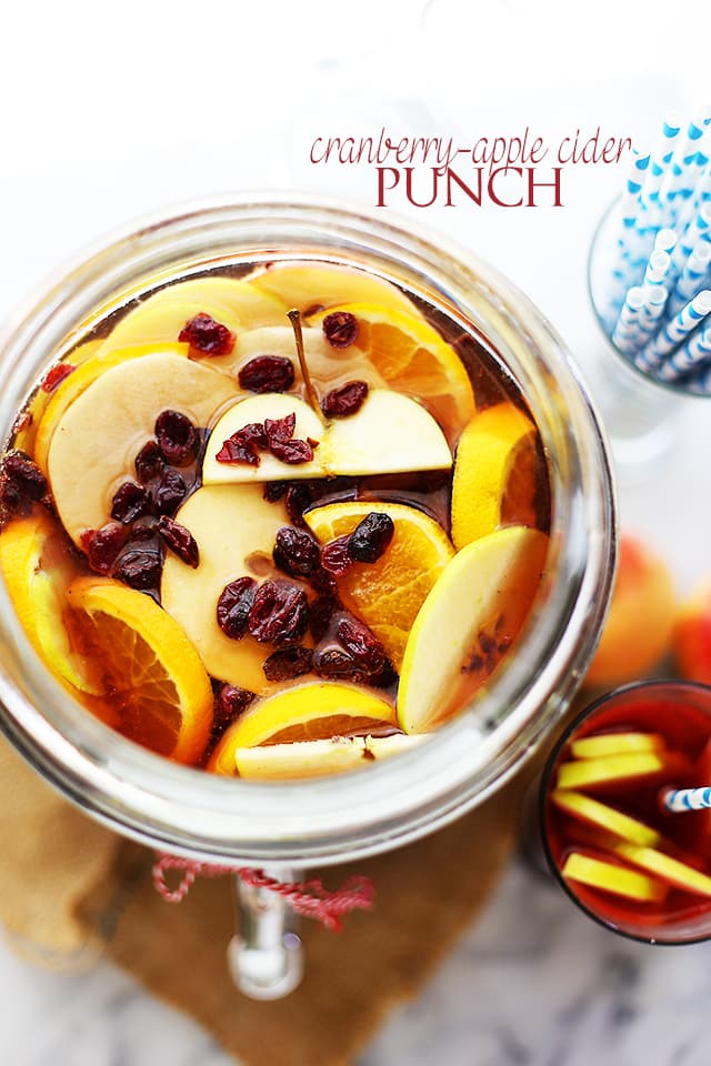 CRANBERRY APPLE CIDER PUNCH