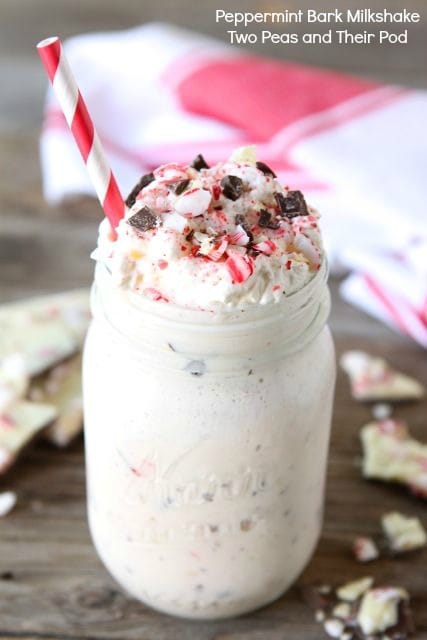 PEPPERMINT EGGNOGG MILKSHAKE