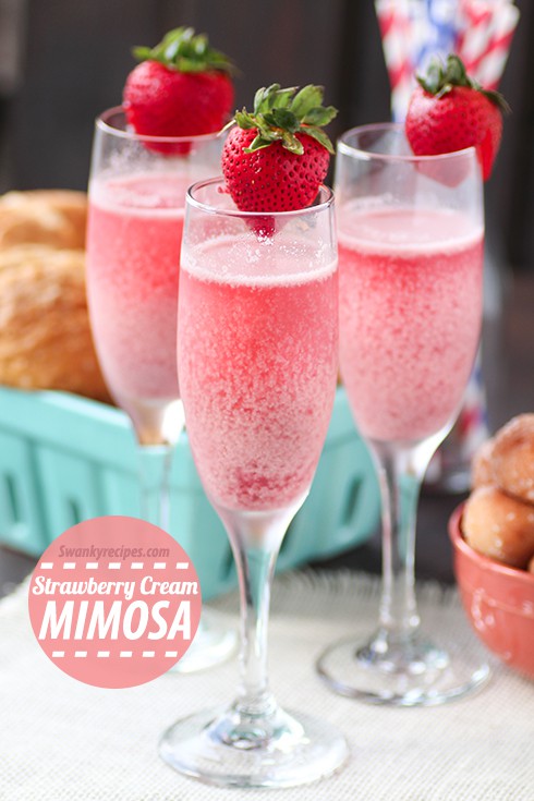 STRAWBERRY CREAM MIMOSA