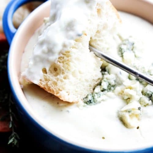 Blue Cheese Fondue Dash of Sanity