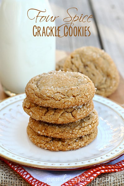 Four Spice Crackle Cookies