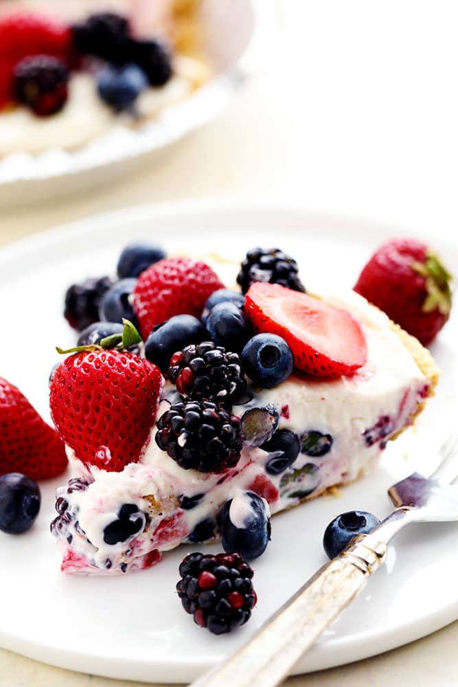 No Bake Very Berry Cheesecake