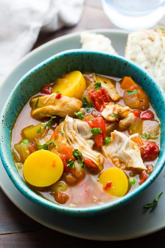 SLOW COOKER SPANISH CHICKEN STEW