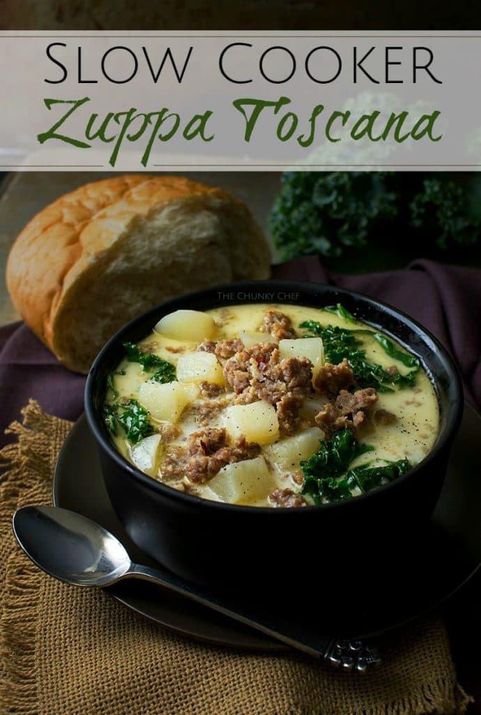 SLOW COOKER ZUPPA TOSCANA