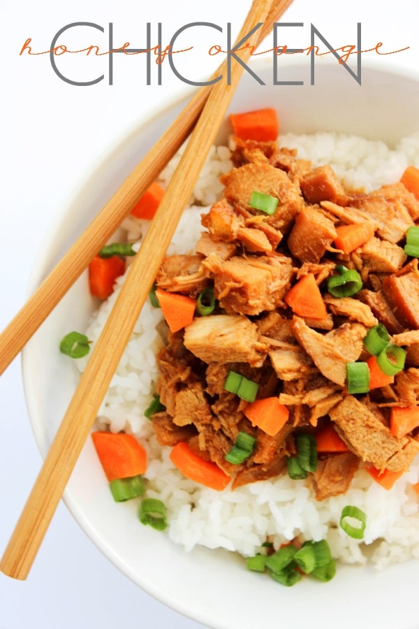 SLOW COOKER HONEY ORANGE CHICKEN