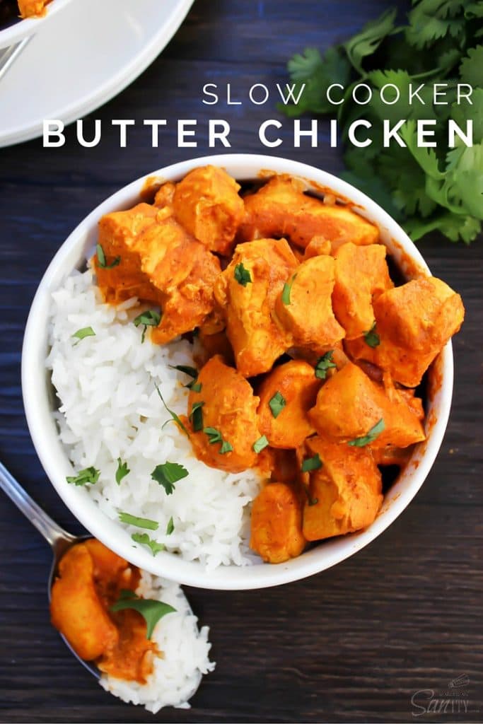 SLOW COOKER BUTTER CHICKEN