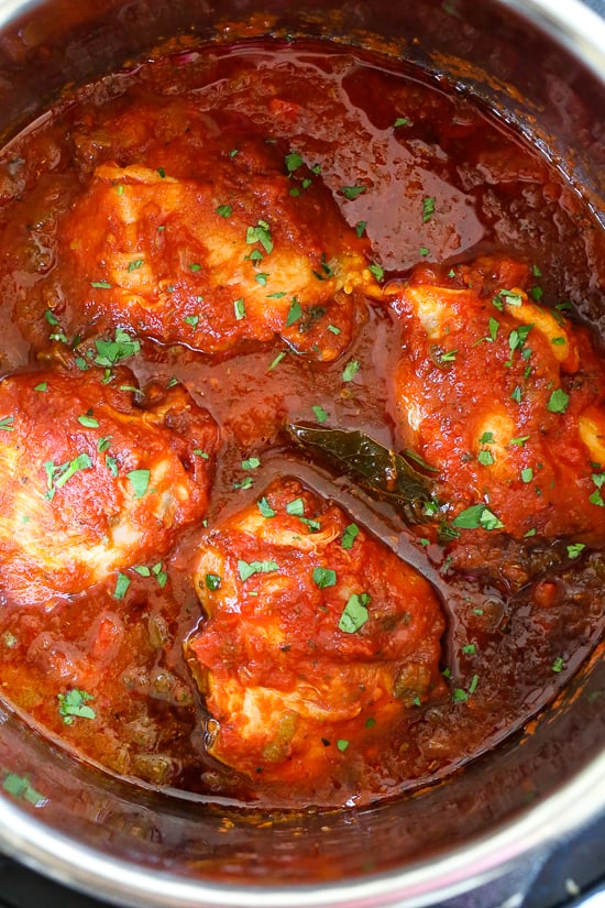 photo of chicken cacciatore.