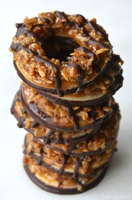 Homeade Samoas Girl Scout Cookies