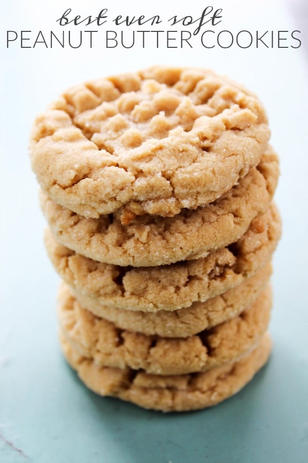 Best Ever Soft Peanut Butter Cookies