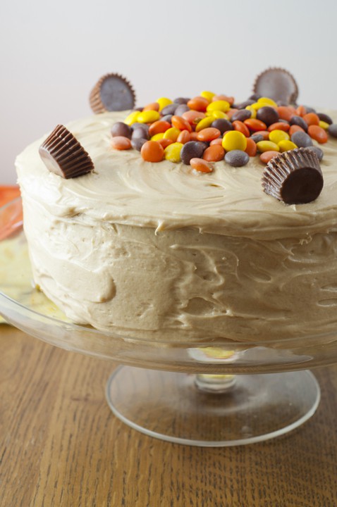 Reese's Double Peanut Butter Layer Cake