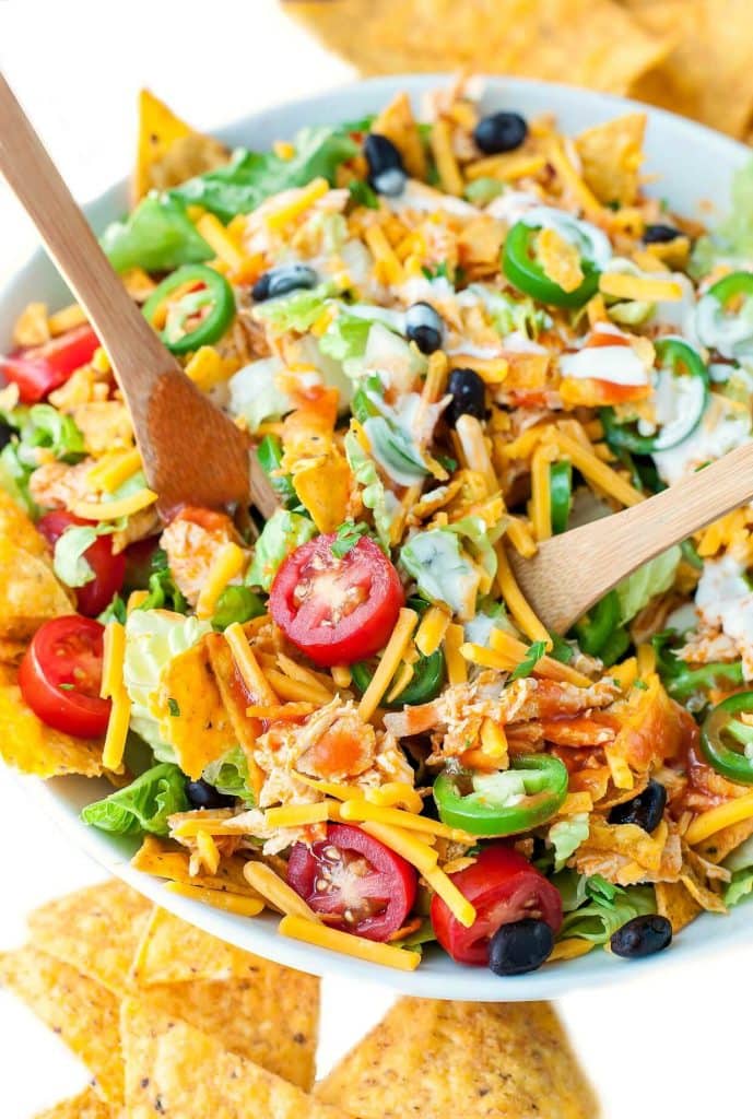 BUFFALO CHICKEN TACO SALAD