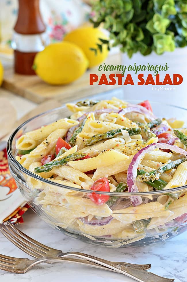 Creamy Asparagus Pasta Salad