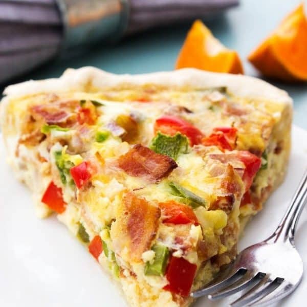Bacon Fajita Quiche Dash of Sanity