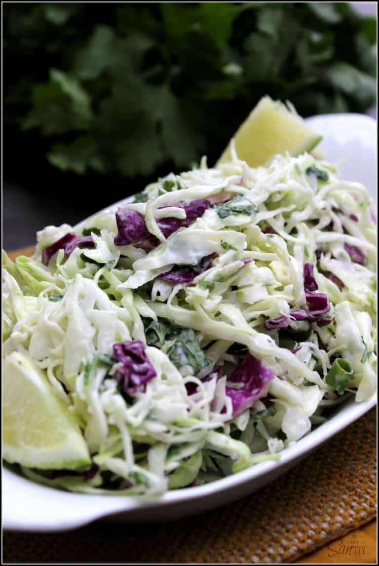 Cilantro Lime Coleslaw Dash of Sanity