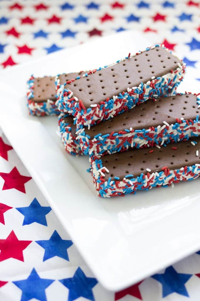 photo of ice cream bars with sprinkles