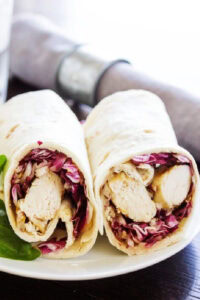 Simple Citrus Chicken Wraps