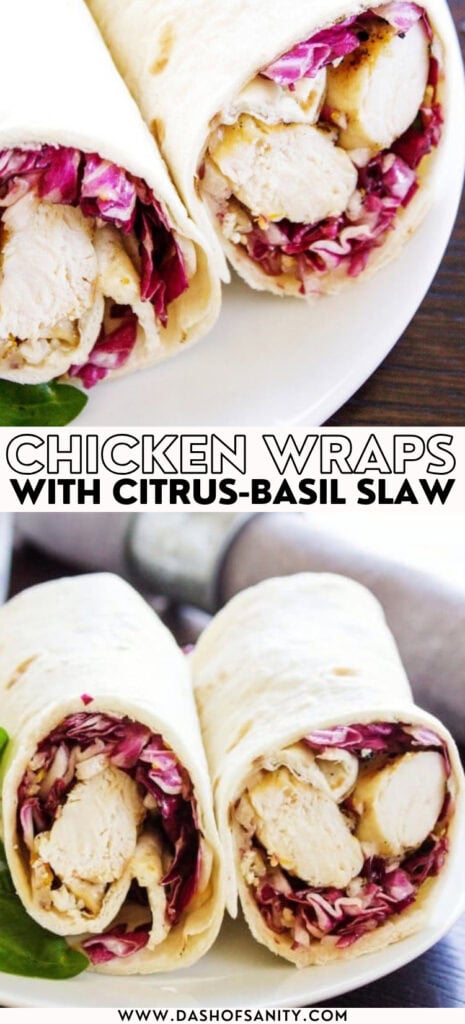 grilled chicken wraps with slaw